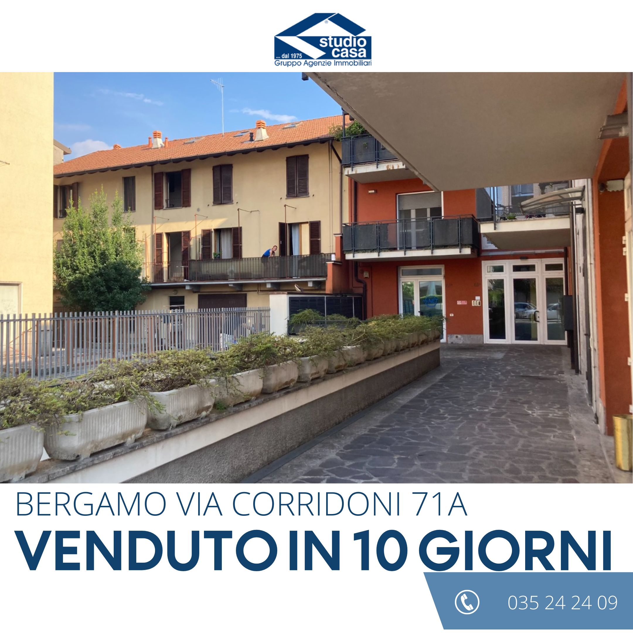 Annuncio vendita conclusa — Studio Casa Bergamo